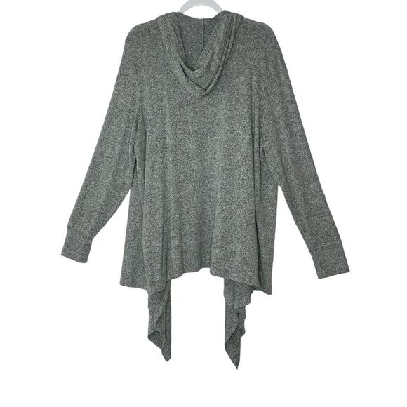 Aerie Cardigan Women XXL Gray Open Front Sweater Outdoor‎ Cozy Grandmacore - Picture 2 of 8